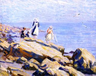 Children on the Rocks