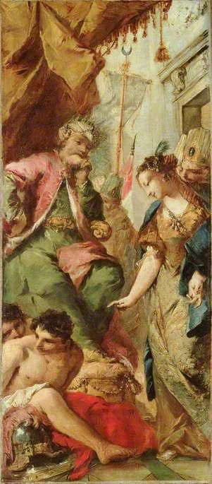 Sophronia Asking the Saracen King Aladine to Release the Christian Prisoners