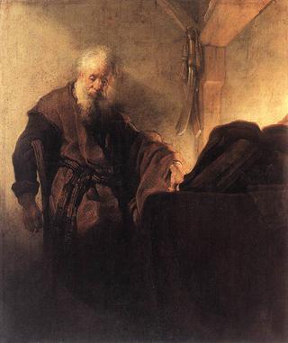 Saint Paul at his Writing-Desk