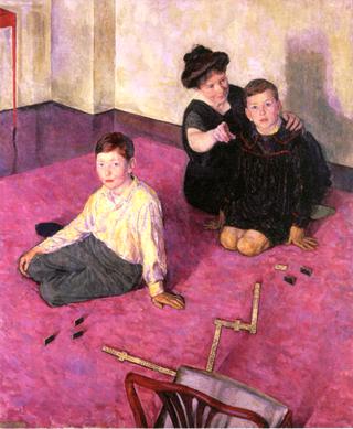 Mrs. Coombe Tennant and Her Sons