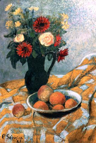 Bouquet, Peaches and Apricots