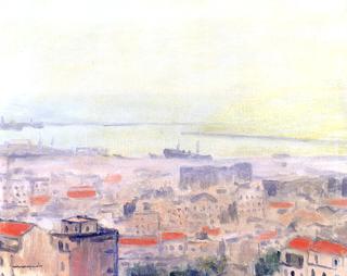 The Port of Algiers, Foggy Day