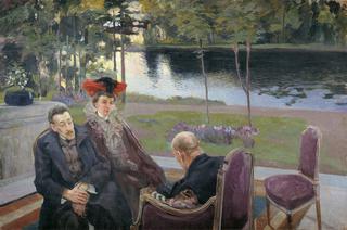 Borisov-Musatov with His Family