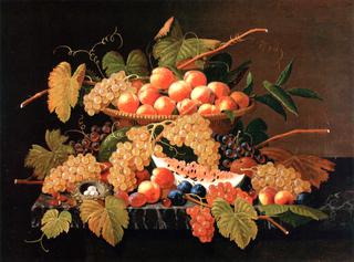 Still Life with Fruit and a Bird's Nest