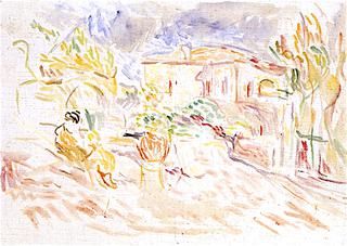 Terrace in front of the Villa Gorki