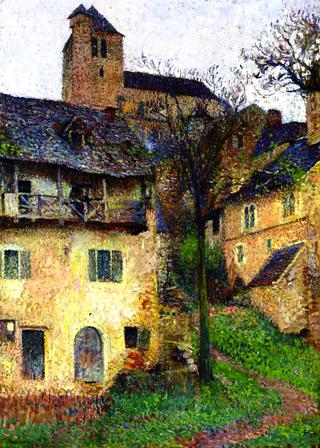 Street up towards the Church of Saint-Cirq-Lapopie
