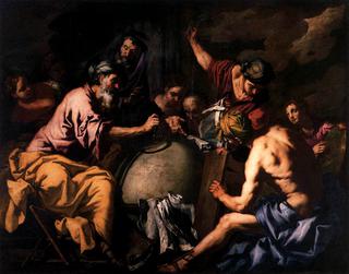 Abraham Teaching Astrology to the Egyptians