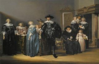 Portrait of the Family Twent in an Interior