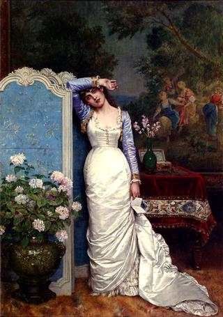 Young Woman in an Interior