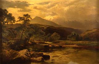 Landscape with Highland Cattle