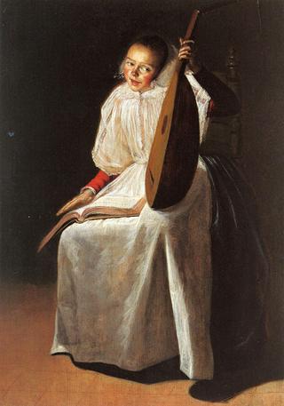 Girl with a Lute