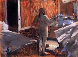 Woman at Her Toilette