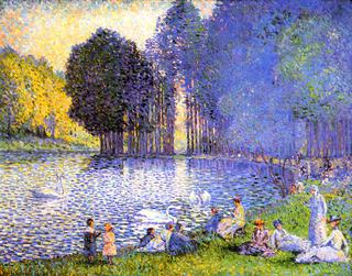 Lake in the Bois de Boulogne