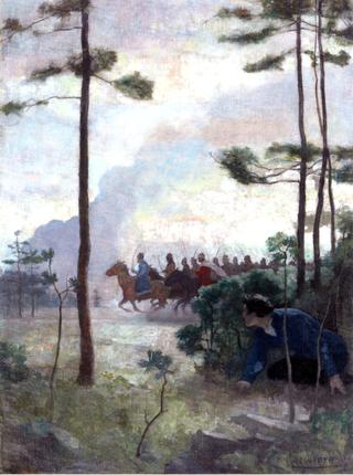 Michael Was Running on across the Steppe Endeavoring to Gain the Covert of Some Trees when a...