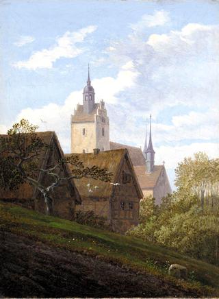 View of Priessnitz near Dresden