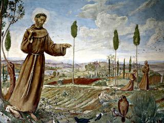 San Francesco predica agli uccell