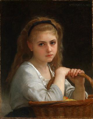 Young Girl with a Basket of Fruit