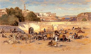 Evening before Market at Tangiers