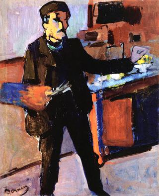 Self-Portrait in Studio