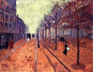 Evening, Avenue de Neuilly