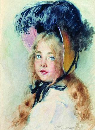 Girl Wearing a Hat