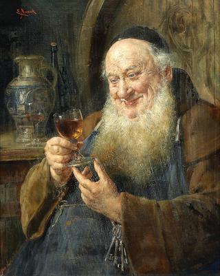Monk with a Wine Glass