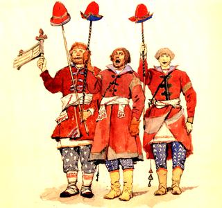 Costume Design for the Opera "Snow Maiden"