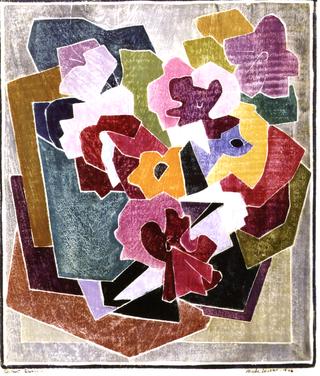 Abstract Petunias