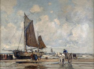 Fishermen Unloading the Catch