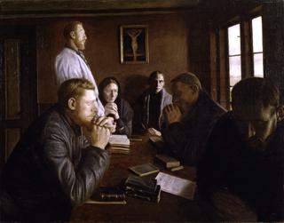 A Prayer Meeting. Harboøre
