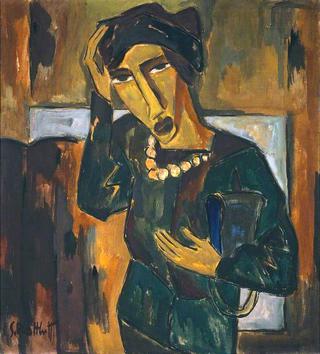Woman with a Bag (Frau mit Tasche)