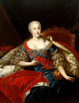 Portrait of Johanna Elisabeth of Holstein-Gottorp