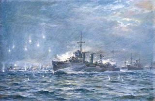 “华莱士”号驱逐舰在第二次世界大战中服役