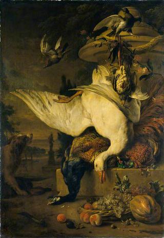 Dead Goose and Peacock