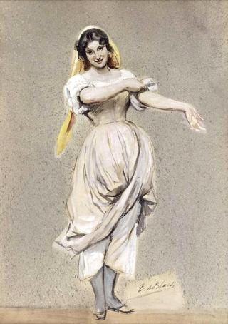 Young Venetian laundress