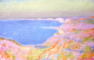 On the Cliffs near Dieppe, Sunset