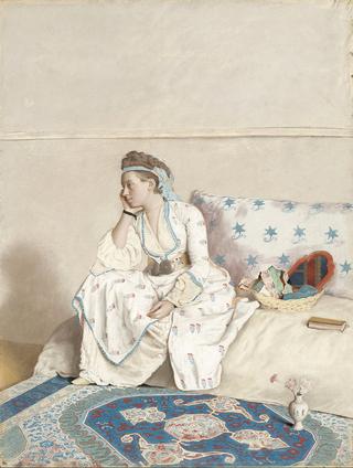 Portrait of the artist’s wife, Marie Fargues, in Turkish dress
