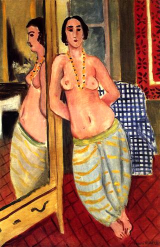 Standing Odalisque Reflected in a Mirror