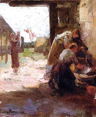 Women Washing Clothes