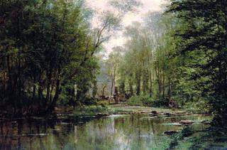 Forest in Veules, Normandy