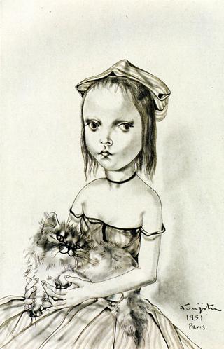 Girl with Cat