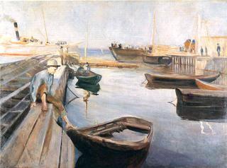 Arrival of the Mail Boat