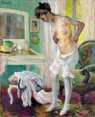 Girl in the Dressing Room
