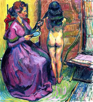 Child at the Morning Toilette