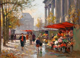 Flower Seller at the Madeleine