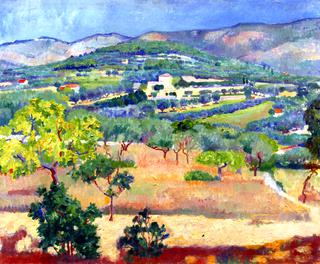 Landscape in the South of France