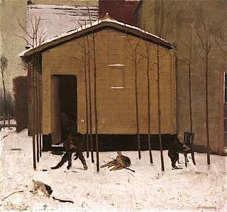 The Studio in Snow