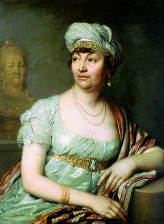 Portrait of Anne Louise Germaine de Staël