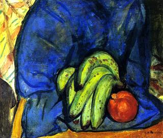 Still LIfe with Pomegranate and Bananas