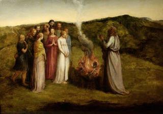 Job Offering a Sacrifice on His Return to Prosperity